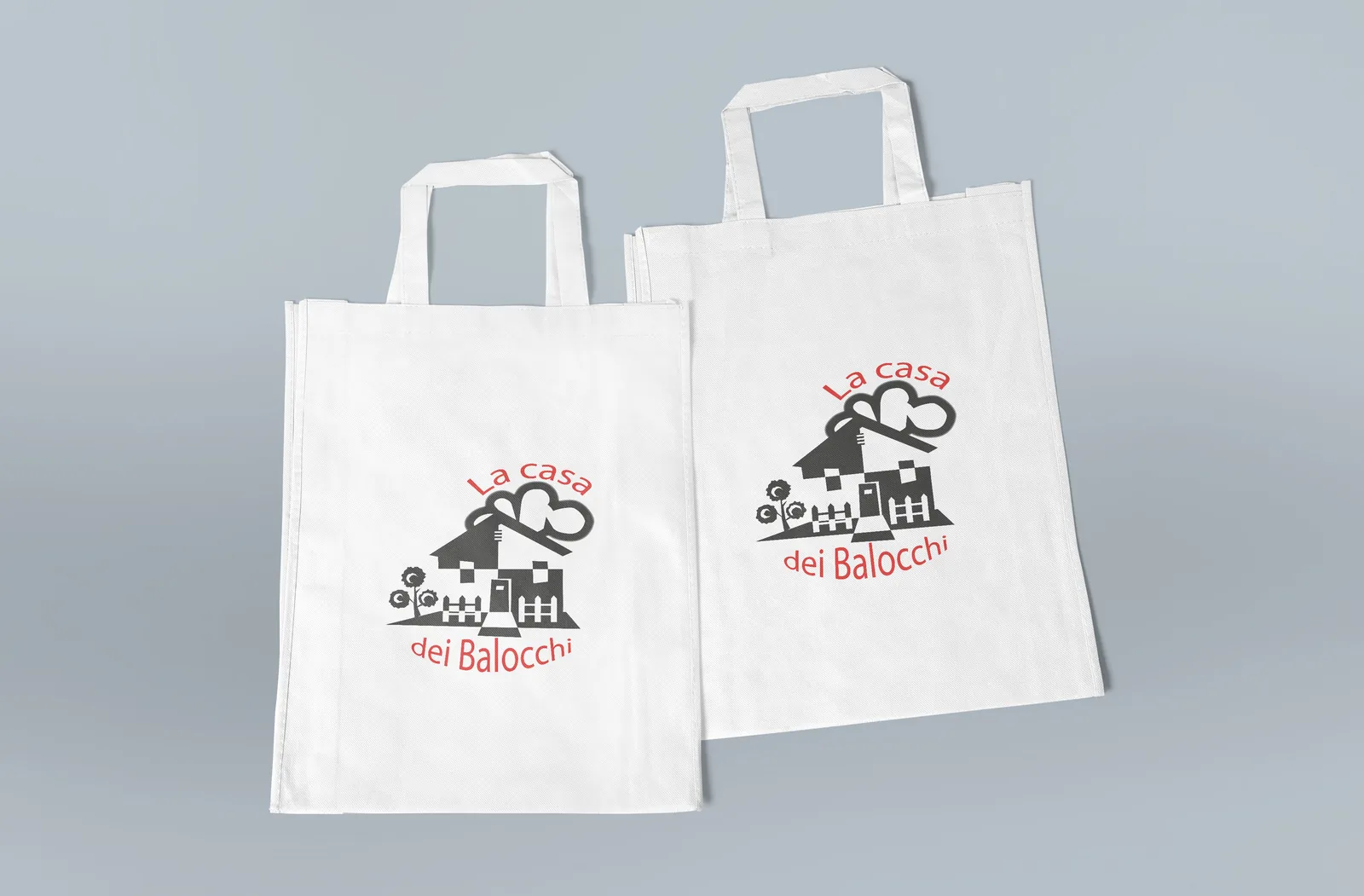 Mockup della shopper La Casa dei Balocchi