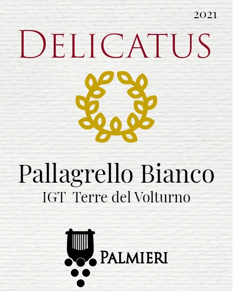 Seconda etichetta disegnata per le bottiglie Palmieri Vini