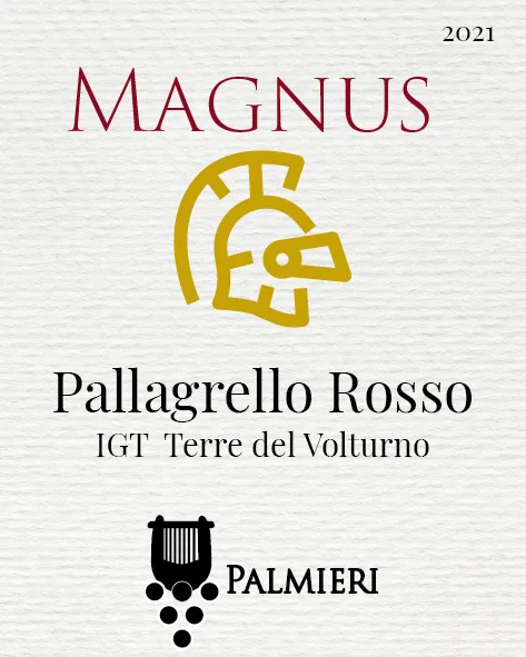 Terza etichetta disegnata per le bottiglie Palmieri Vini