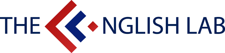 Logo a colori di The English Lab, scuola d'inglese per ragazzi
